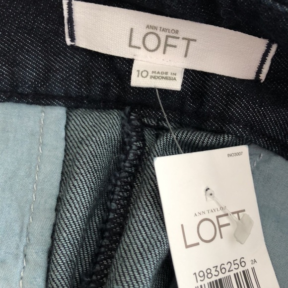 NWT LOFT Denim Style Cotton Rivera Short Sz 10 - Picture 3 of 7
